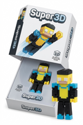 Pixel Hero Articulated 3D Printed Action Figure - Ultimate Gamer Desk Toy & Fidget Collectible